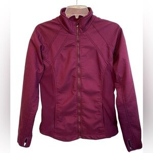 Nike Therma Fit Full Zip Jacket Plum Ladies Med  (8-10)